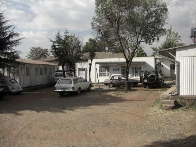 The original Yordanos Higher Clinic compound in Addis Ababa